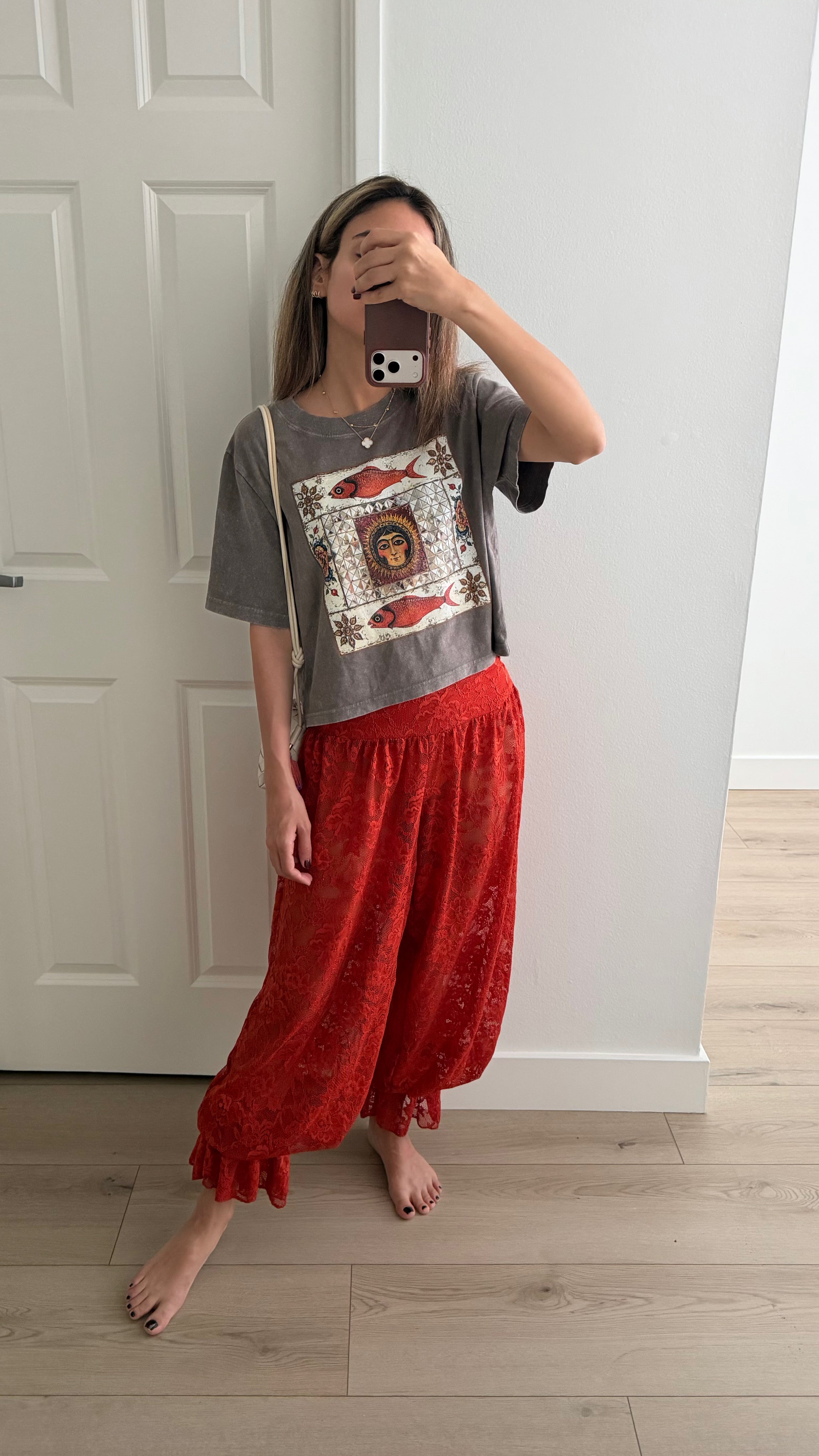 The Lady Sun and Fishes Tee