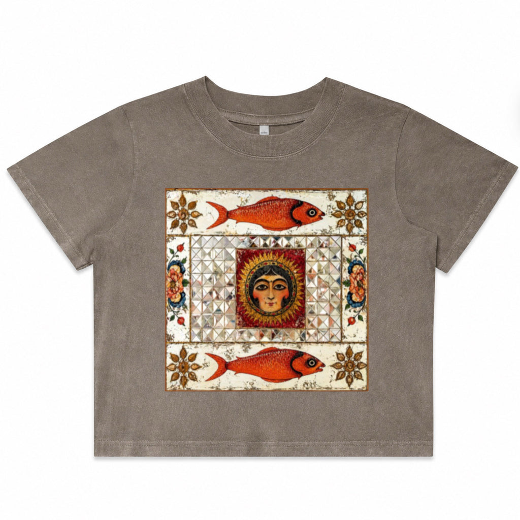 The Lady Sun and Fishes Tee - Pre Order